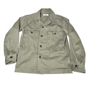 Buck Mason Omaha Flyweight HBT P-43 Fatigue Jacket XS